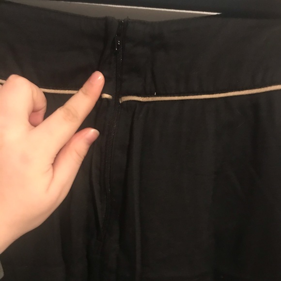 H&M color block neutral retro skirt - Picture 6 of 6